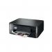 The picture shows a Brother multifunction inkjet printer, the DCP-J1050DW model, in its wireless, 3-in-1 form. The sleek A4 size, modern design, and vibrant color options make this printer a reliable and practical option for any office or home use. The printer features top-loading paper tray and various control buttons for easy operation.