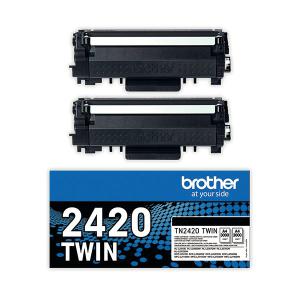 Brother TN-2420TWIN Toner Cartridge Twin Pack High Yield Black