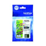 Brother LC422XL Inkjet Cartridge High Yield Multipack CMYK LC422XLVAL BA81689