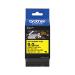 Brother HSe-621E 9.0mm Black on Yellow Heat Shrink Tube Tape HSE621E BA82290