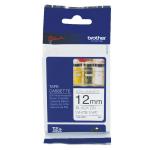 Brother P-Touch TZN Labelling Tape 12mm Black on White TZN231 BA8286