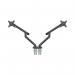 Bakkerelkhuizen BE Flexible Dual Monitor Arm Dark Grey BNEBFDDG BAK67706