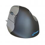 BakkerElkhuizen Evoluent4 Wired Left Handed Vertical Mouse Medium BlackGreySilver BNEEVL4 BAK99108