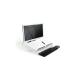 BakkerElkhuizen FlexDesk 630 2-in-1 Stand and Document Holder Clear BNEFDESK630N BAK99206