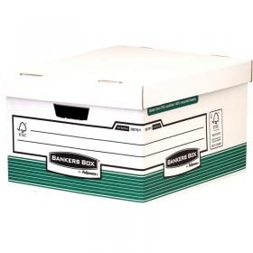 Bankers Box System Storage Box Large Green (Pack of 10) 00791-FFLP BB00791