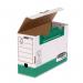 Fellowes Bankers Box Transfer File 120mm Foolscap Green (10 Pack) 1179201 BB00792