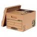 Bankers Box R-Kive Earth Storage Box Brown (Pack of 10) 4470601 BB00900