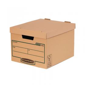 Bankers Box Earth Series Storage Box Standard Brown (Pack of 10) 4470601 BB00900