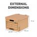 Bankers Box Earth Series Storage Box Standard Brown (Pack of 10) 4470601 BB00900