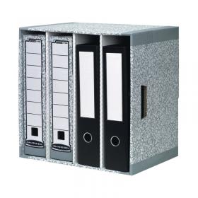 Bankers Box System File Store 4 Drawer Grey (Pack of 5) 01840 BB0184070