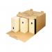 Bankers Box City Box 30+ Years Acid Free Cardboard Transfer Box File Pack of 50 7771001 BB03009