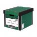 Fellowes Bankers Box Premium Presto Storage Box GreenWhite (Pack of 10+2) 7260801 BB07300