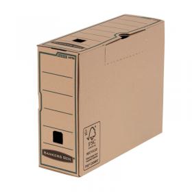 Bankers Box Earth Series Transfer File A4 100x315x250mm Brown (Pack of 20) 4470201 BB23