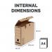Fellowes R-Kive Earth Transfer File Brown (Pack of 20) 4470201 BB23