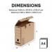 Fellowes R-Kive Earth Transfer File Brown (Pack of 20) 4470201 BB23