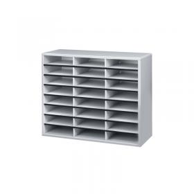 Fellowes Literature Sorter A4 24 Compartments Dove Grey 25041 BB25041