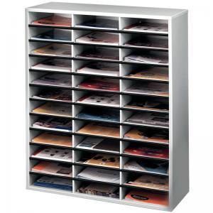 Fellowes Literature Sorter A4 36 Compartments Dove Grey 25061 BB25061