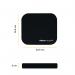 Fellowes Microban Antibacterial Mouse Mat Black 5933905 BB48718