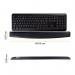 Fellowes Memory Foam Keyboard Wrist Support Black 9178201 BB50337
