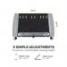 Fellowes Office Suites Laptop Riser Plus BlackSilver 8036701 BB50460