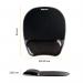 Fellowes Crystal Gel Mouse Pad And Wrist Support Black 9112101 BB52717