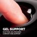 Fellowes Crystal Gel Mouse Pad And Wrist Support Black 9112101 BB52717