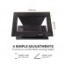 Fellowes Designer Suites Laptop Riser Black 8038401 BB52806