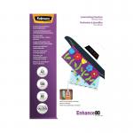 Fellowes A3 Laminating Pouch Adhesive Back 80 Micron Clear High Gloss (Pack of 100) 5302302 BB53023