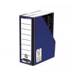 Fellowes Blue /White Bankers Box Premium Magazine File (Pack of 10) 0722904 BB53042