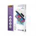 A photo of Fellowes Laminating Pouches features a pack of 100 pouches with a glossy finish. The pouches are A3 size with a total thickness of 160 microns. Perfect for preserving important documents and enhancing their durability.