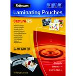 Fellowes A4 Capture Laminating Pouch 250 Micron (Pack of 100) 55307401 BB53074