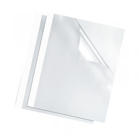 Fellowes Thermal Binding Covers 3mm White (Pack of 100) 53152 BB53152