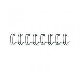 Fellowes 6mm Black Wire Binding Element (100 Pack) 53218 BB53218