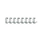 Fellowes Wire Binding Element 6mm Black (Pack of 100) 53218 BB53218