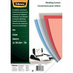 Fellowes Clear PVC Covers for Wire and Com Binding Machines 150 Micron (Pack of 100) 5376001 BB53760