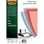 Fellowes Clear PVC Covers for Wire and Com Binding Machines 240 Micron (Pack of 100) 53762 BB53762