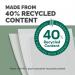 Fellowes Recycled A3 PVC Binding Covers Clear 200 Micron (Pack of 100) 53764 BB53764