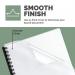 Fellowes Recycled A3 PVC Binding Covers Clear 200 Micron (Pack of 100) 53764 BB53764