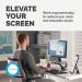 Fellowes Smart Suites Monitor Riser BlackSilver 8020101 BB54138