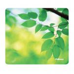 Fellowes Earth Series Mouse Mat Recycled Leaf Print 5903801 BB54281