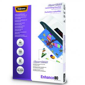 Fellowes Super Quick A4 Laminating Pouches (Pack of 100) 5440001 BB54400