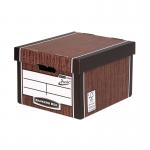 Fellowes Bankers Box Premium Presto Woodgrain (10 Pack) 7250501 BB55208