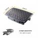 Fellowes Professional Series Climate Control Footrest UK 230V 8060901 BB57719