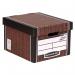 Bankers Box Premium Classic Box Wood Grain (Pack of 5) 7250513 BB57825