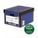 Fellowes Bankers Box Premium Presto Classic Storage Box Blue (Pack of 10+2) 7250601 BB57826
