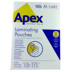 Fellowes Apex A3 Light Laminating Pouches Clear (Pack of 100) 6001901 BB58484