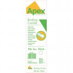 Fellowes Apex Plastic Binding Combs 6mm Black (Pack of 100) 6200102 BB58490