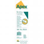 Fellowes Apex Plastic Binding Combs 14mm Black (Pack of 100) 6202101 BB58498