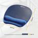 Fellowes Memory Foam Mouse Pad Wrist Support Sapphire Blue 9172801 BB58907