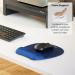 Fellowes Memory Foam Mouse Pad Wrist Support Sapphire Blue 9172801 BB58907